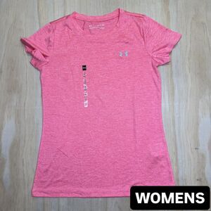 NWOT WOMENS Under Armour UA Tech Short Sleeve Crewneck Shirt XS Pink